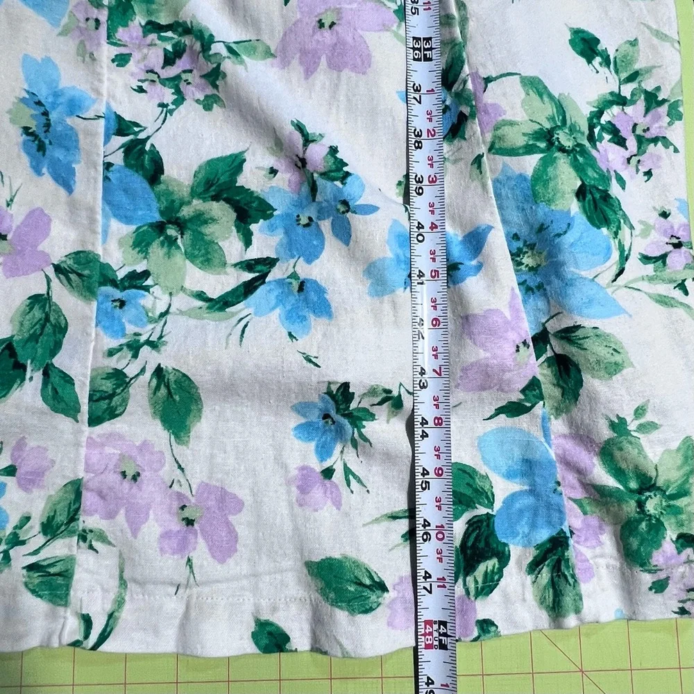 Old Navy cottage country flower garden linen sundress sun dress smocked new‎ nwt